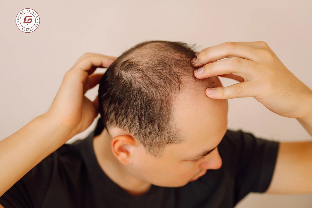 age related hairline recession