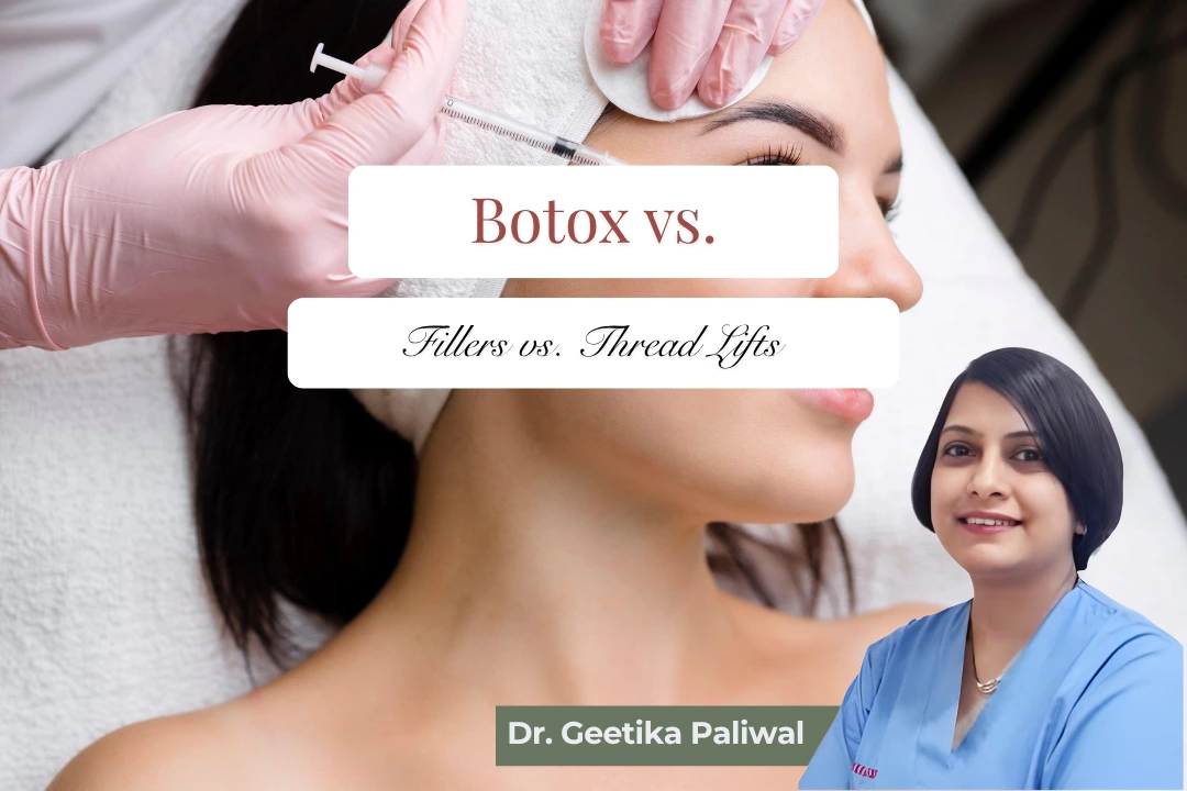 Botox treatment in Indore, Botox clinic in Indore, Botox specialist in Indore, dermal fillers in Indore, lip fillers in Indore, cheek fillers in Indore, under-eye fillers Indore, jawline fillers Indore, chin fillers Indore, thread lift in Indore, thread lift treatment Indore, face lift without surgery Indore, non-surgical facelift Indore, facial rejuvenation Indore, anti-ageing treatment Indore, wrinkle treatment Indore, forehead lines treatment Indore, crow’s feet treatment Indore, frown lines treatment Indore, cosmetologist in Indore, cosmetic clinic in Indore, facial contouring Indore, skin tightening treatment Indore, natural-looking fillers Indore, Botox and fillers Indore, best thread lift clinic Indore, cosmetic treatment Vijay Nagar Indore, aesthetic treatment in Indore, face fillers near me Indore, Sukriti Clinic Indore